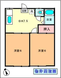 高橋 ハイツ【2階】の間取り