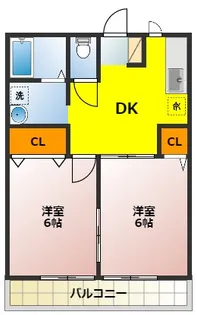 ハイムロッシュ【1階】の間取り