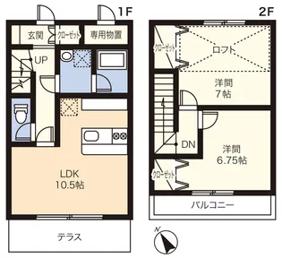 神奈川県横浜市港北区高田東4【一戸建】の間取り