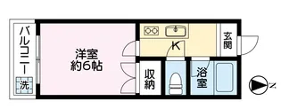 熊本県熊本市北区清水東町【マンション】の間取り
