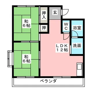 牧野ハイツ【3階】の間取り