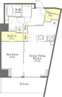 プライムメゾン江古田の杜ウェスト【4階】の間取り