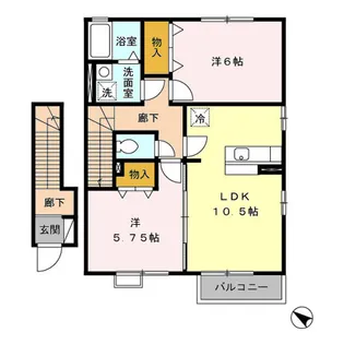 シルクコート【2階】の間取り