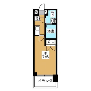 パークキューブ北松戸【6階】の間取り