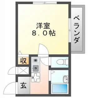 光栄ハイツ江坂【4階】の間取り