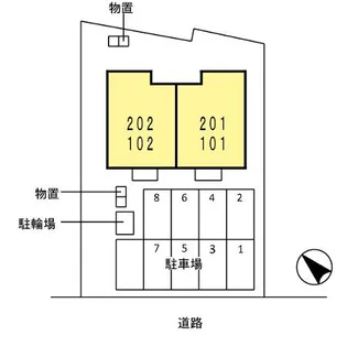コパン エイト【2階】の地図