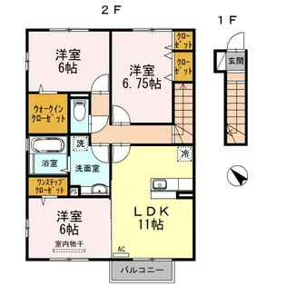 コパン エイト【2階】の間取り