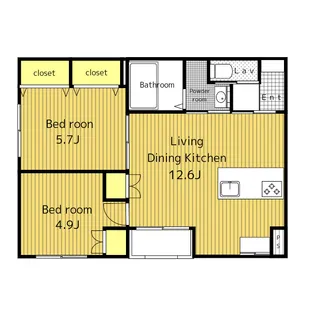 Brilliance【3階】の間取り