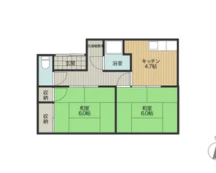 群馬県前橋市朝倉町2【一戸建】の間取り