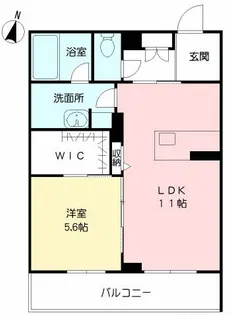 鹿児島県鹿児島市大竜町【マンション】の間取り