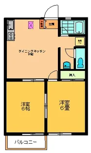 サンモリッツ【1階】の間取り