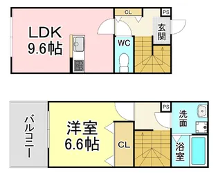LA VITA 門司の間取り