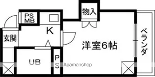 メゾン・ド・ボーテ【7階】の間取り