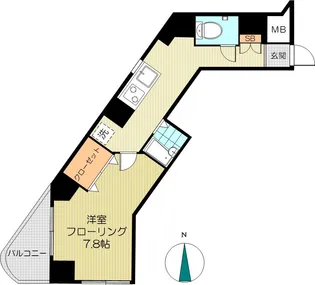 グランド坂フジタ【4階】の間取り