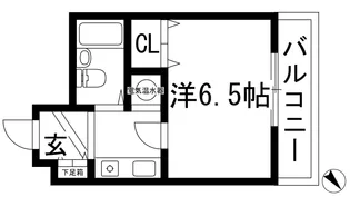 1Kの間取り画像