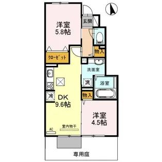兵庫県三木市府内町【アパート】の間取り