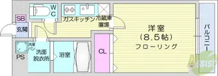 ライフシティ【2階】の間取り