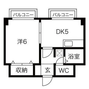 Belong香里園(旧 フォンティーヌ香里園)【3階】の間取り