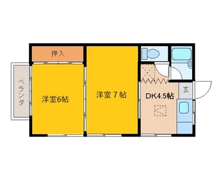 パンシオン和【2階】の間取り