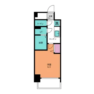 メイクス名駅南II【6階】の間取り