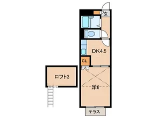 パインヒルズ西明石【1階】の間取り