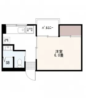 ブルックス駅前【4階】の間取り