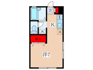 大和町ハイツ【1階】の間取り