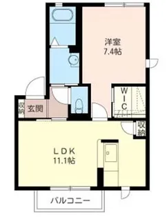 ケイコーポD【2階】の間取り