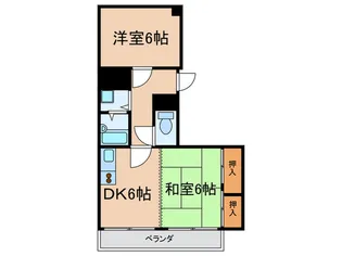 コ-ポ島之内2【2階】の間取り