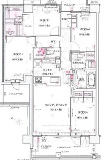 プラウド都立大学【5階】の間取り
