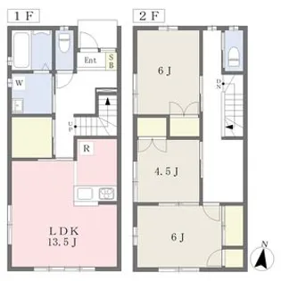 ニッカン1015【2階】の間取り
