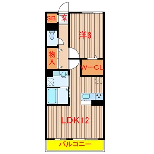 ソラーレ 壱・弐番館【2階】の間取り