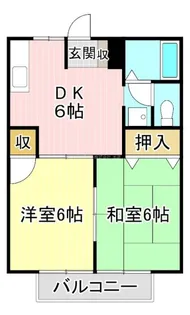 ハイツカトレアA【2階】の間取り