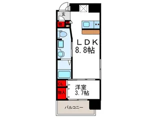 アバンティ南堀江ウエスト【5階】の間取り