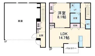 Pacifica Shonan A棟の間取り