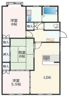 熊本県熊本市南区馬渡2【マンション】の間取り