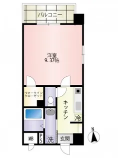 第14友建ビル【8階】の間取り