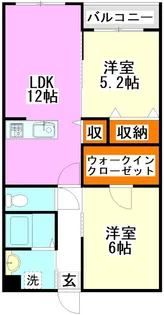 グランドゥール若菜【3階】の間取り