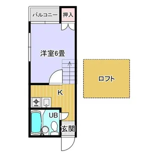 1Kの間取り画像
