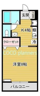 熊本県熊本市北区龍田弓削1【アパート】の間取り