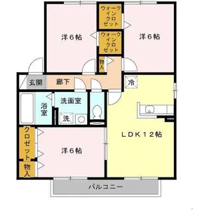 サニーコート C【2階】の間取り