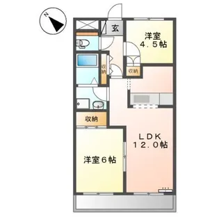 ビエント小机【2階】の間取り