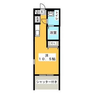 カシェット【1階】の間取り