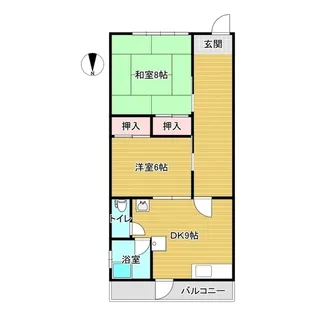 カレント勝間田【2階】の間取り