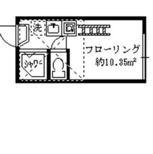 フェリスクレスト【1階】の間取り