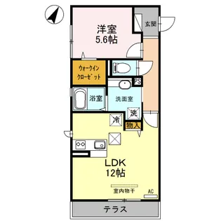 埼玉県さいたま市見沼区東大宮1【アパート】の間取り