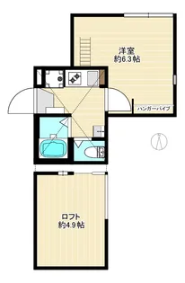 ルフィア中台【3階】の間取り