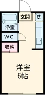 ホワイトスクエア【1階】の間取り