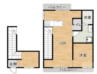 大阪府摂津市鳥飼下3【一戸建】の間取り