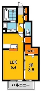 パインコートB【1階】の間取り